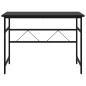 vidaXL Computertisch Schwarz 105x55x72 cm MDF und Metall vidaXL Computertisch Schwarz 105x55x72 cm MDF und Metall