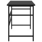 vidaXL Computertisch Schwarz 105x55x72 cm MDF und Metall vidaXL Computertisch Schwarz 105x55x72 cm MDF und Metall