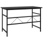 vidaXL Computertisch Schwarz 105x55x72 cm MDF und Metall vidaXL Computertisch Schwarz 105x55x72 cm MDF und Metall