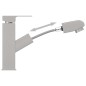 vidaXL Waschbeckenarmatur mit Herausziehbarer Brause Silbern 157x172 mm vidaXL Waschbeckenarmatur mit Herausziehbarer Brause Silbern 157x172 mm