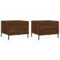 vidaXL Couchtische 2 Stk. Braun Eichen-Optik 50x50x40 cm Holzwerkstoff vidaXL Couchtische 2 Stk. Braun Eichen-Optik 50x50x40 cm Holzwerkstoff