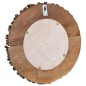 vidaXL Wandspiegel 40 cm Teak Rund vidaXL Wandspiegel 40 cm Teak Rund