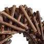 vidaXL Wandspiegel 40 cm Teak Rund vidaXL Wandspiegel 40 cm Teak Rund