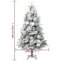 vidaXL Weihnachtsbaum mit LEDs & Zapfen Beschneit 195 cm PVC & PE vidaXL Weihnachtsbaum mit LEDs & Zapfen Beschneit 195 cm PVC & PE
