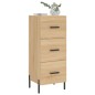 vidaXL Sideboard Sonoma-Eiche 34,5x34x90 cm Holzwerkstoff vidaXL Sideboard Sonoma-Eiche 34,5x34x90 cm Holzwerkstoff