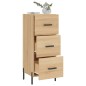 vidaXL Sideboard Sonoma-Eiche 34,5x34x90 cm Holzwerkstoff vidaXL Sideboard Sonoma-Eiche 34,5x34x90 cm Holzwerkstoff