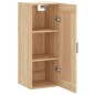 vidaXL Wandschrank Sonoma-Eiche 34,5x34x90 cm Holzwerkstoff vidaXL Wandschrank Sonoma-Eiche 34,5x34x90 cm Holzwerkstoff