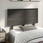 vidaXL Kopfteil Grau 124x6x82,5 cm Massivholz Kiefer