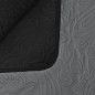vidaXL Zweiseitige Tagesdecke Gesteppt 230 x 260 cm Grau und Schwarz vidaXL Zweiseitige Tagesdecke Gesteppt 230 x 260 cm Grau und Schwarz