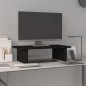 vidaXL Monitorständer Schwarz 50x27x15 cm Massivholz Kiefer vidaXL Monitorständer Schwarz 50x27x15 cm Massivholz Kiefer
