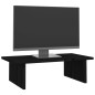vidaXL Monitorständer Schwarz 50x27x15 cm Massivholz Kiefer vidaXL Monitorständer Schwarz 50x27x15 cm Massivholz Kiefer