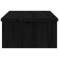 vidaXL Monitorständer Schwarz 50x27x15 cm Massivholz Kiefer vidaXL Monitorständer Schwarz 50x27x15 cm Massivholz Kiefer