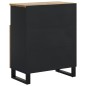 vidaXL Sideboard mit 2 Türen 60x33x75 cm Massivholz Mango vidaXL Sideboard mit 2 Türen 60x33x75 cm Massivholz Mango