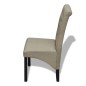 vidaXL Esszimmerstühle 2 Stk. Beige Stoff vidaXL Esszimmerstühle 2 Stk. Beige Stoff