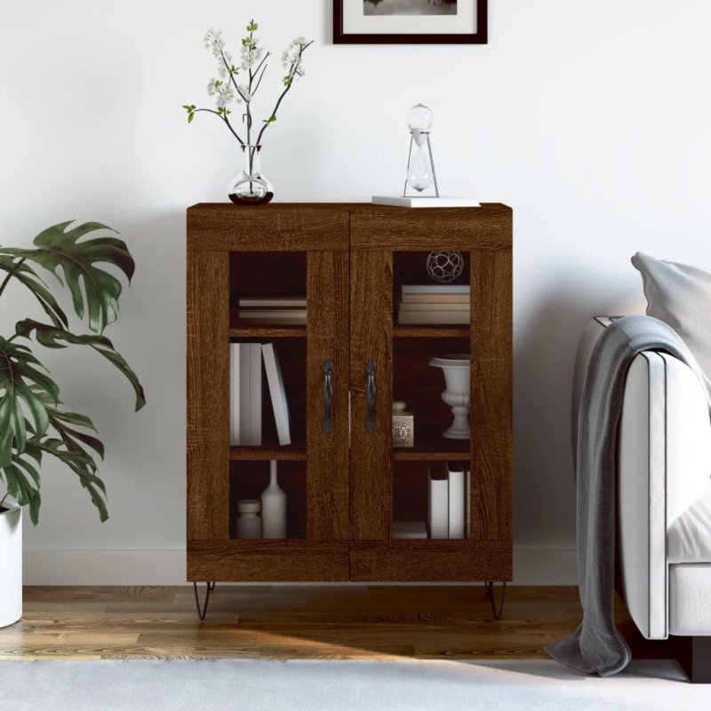 vidaXL Sideboard Braun Eichen-Optik 69,5x34x90 cm Holzwerkstoff vidaXL Sideboard Braun Eichen-Optik 69,5x34x90 cm Holzwerkstoff