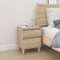 vidaXL Nachttische 2 Stk. Sonoma-Eiche 40x35x50 cm vidaXL Nachttische 2 Stk. Sonoma-Eiche 40x35x50 cm