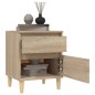 vidaXL Nachttische 2 Stk. Sonoma-Eiche 40x35x50 cm vidaXL Nachttische 2 Stk. Sonoma-Eiche 40x35x50 cm