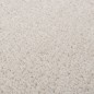 vidaXL Teppich Shaggy Hochflor Creme 80x150 cm