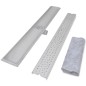 vidaXL Lineare Duschrinnen 2 Stk. Blasen 1030 x 140 mm Edelstahl vidaXL Lineare Duschrinnen 2 Stk. Blasen 1030 x 140 mm Edelstahl