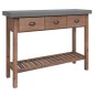 vidaXL Konsolentisch 110x35x80 cm Massivholz Tanne vidaXL Konsolentisch 110x35x80 cm Massivholz Tanne