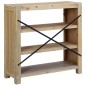 vidaXL Bücherregal 3 Fächer 80x30x80 cm Massivholz Akazie vidaXL Bücherregal 3 Fächer 80x30x80 cm Massivholz Akazie