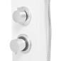 vidaXL Duschpaneel-System Aluminium Mattweiß vidaXL Duschpaneel-System Aluminium Mattweiß