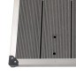 vidaXL Garten-Duschwanne WPC Edelstahl 110 x 62 cm Grau vidaXL Garten-Duschwanne WPC Edelstahl 110 x 62 cm Grau