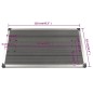 vidaXL Garten-Duschwanne WPC Edelstahl 110 x 62 cm Grau vidaXL Garten-Duschwanne WPC Edelstahl 110 x 62 cm Grau