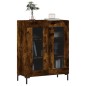 vidaXL Sideboard Räuchereiche 69,5x34x90 cm Holzwerkstoff vidaXL Sideboard Räuchereiche 69,5x34x90 cm Holzwerkstoff