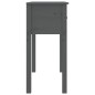 vidaXL Konsolentisch Grau 70x35x75 cm Massivholz Kiefer vidaXL Konsolentisch Grau 70x35x75 cm Massivholz Kiefer