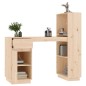 vidaXL Schreibtisch 110x53x117 cm Massivholz Kiefer vidaXL Schreibtisch 110x53x117 cm Massivholz Kiefer
