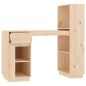 vidaXL Schreibtisch 110x53x117 cm Massivholz Kiefer vidaXL Schreibtisch 110x53x117 cm Massivholz Kiefer