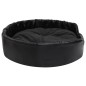 vidaXL Hundebett Schwarz 90x79x20 cm Plüsch und Kunstleder vidaXL Hundebett Schwarz 90x79x20 cm Plüsch und Kunstleder