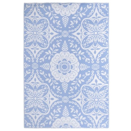 vidaXL Outdoor-Teppich Babyblau 190x290 cm PP