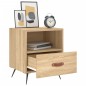 vidaXL Nachttisch Sonoma-Eiche 40x35x47,5 cm Holzwerkstoff vidaXL Nachttisch Sonoma-Eiche 40x35x47,5 cm Holzwerkstoff