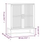 vidaXL Sideboard 60x30x75 cm Holzwerkstoff vidaXL Sideboard 60x30x75 cm Holzwerkstoff