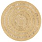 vidaXL Teppich Handgefertigt Geflochten Jute 150 cm vidaXL Teppich Handgefertigt Geflochten Jute 150 cm