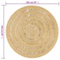 vidaXL Teppich Handgefertigt Geflochten Jute 150 cm vidaXL Teppich Handgefertigt Geflochten Jute 150 cm