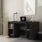vidaXL Schreibtisch Schwarz 140x50x75 cm Massivholz Kiefer vidaXL Schreibtisch Schwarz 140x50x75 cm Massivholz Kiefer