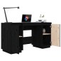vidaXL Schreibtisch Schwarz 140x50x75 cm Massivholz Kiefer vidaXL Schreibtisch Schwarz 140x50x75 cm Massivholz Kiefer