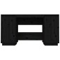 vidaXL Schreibtisch Schwarz 140x50x75 cm Massivholz Kiefer vidaXL Schreibtisch Schwarz 140x50x75 cm Massivholz Kiefer