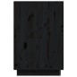 vidaXL Schreibtisch Schwarz 140x50x75 cm Massivholz Kiefer vidaXL Schreibtisch Schwarz 140x50x75 cm Massivholz Kiefer