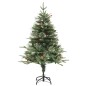 vidaXL Weihnachtsbaum mit LEDs & Kiefernzapfen Grün 120 cm PVC & PE vidaXL Weihnachtsbaum mit LEDs & Kiefernzapfen Grün 120 cm PVC & PE