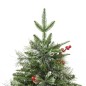 vidaXL Weihnachtsbaum mit LEDs & Kiefernzapfen Grün 120 cm PVC & PE vidaXL Weihnachtsbaum mit LEDs & Kiefernzapfen Grün 120 cm PVC & PE