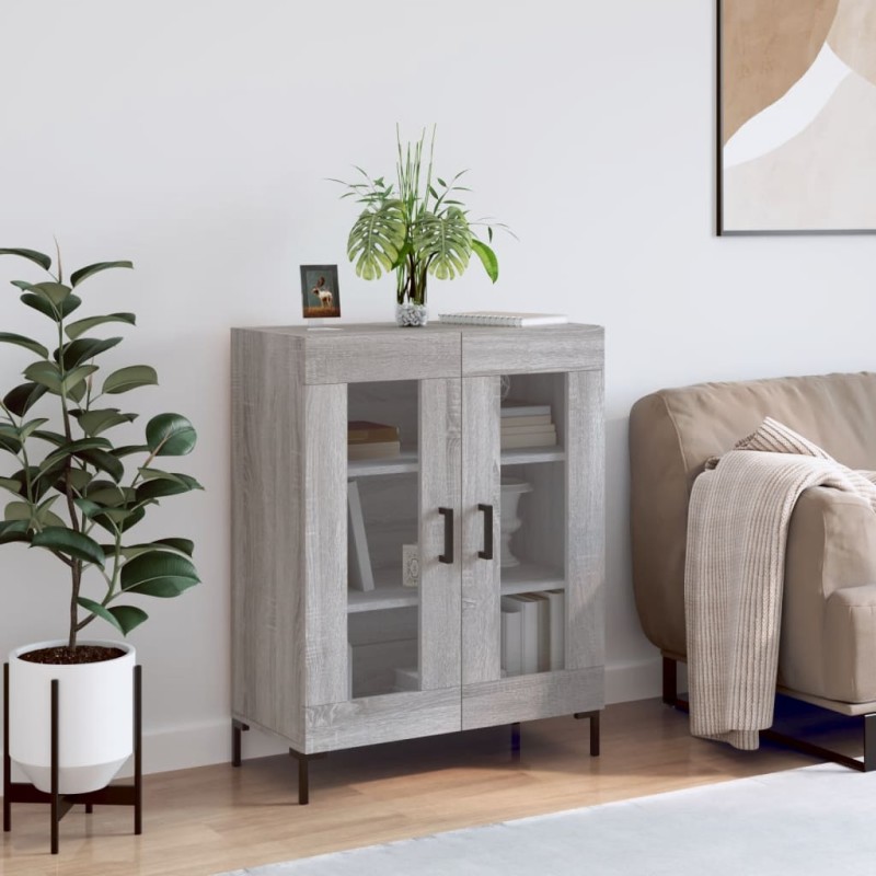 vidaXL Sideboard Grau Sonoma 69,5x34x90 cm Holzwerkstoff vidaXL Sideboard Grau Sonoma 69,5x34x90 cm Holzwerkstoff