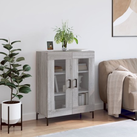 vidaXL Sideboard Grau Sonoma 69,5x34x90 cm Holzwerkstoff