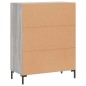 vidaXL Sideboard Grau Sonoma 69,5x34x90 cm Holzwerkstoff vidaXL Sideboard Grau Sonoma 69,5x34x90 cm Holzwerkstoff