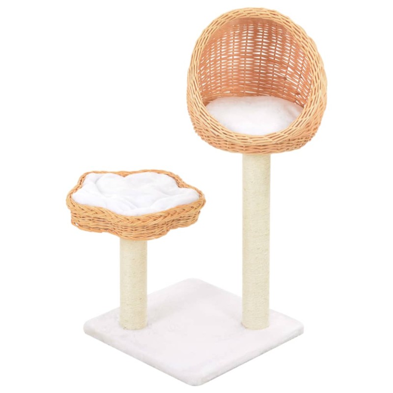 vidaXL Katzen-Kratzbaum Sisal Natürliches Weidenholz vidaXL Katzen-Kratzbaum Sisal Natürliches Weidenholz