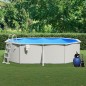 vidaXL Pool mit Sandfilterpumpe und Leiter 490x360x120 cm vidaXL Pool mit Sandfilterpumpe und Leiter 490x360x120 cm
