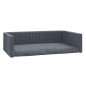 vidaXL Kofferraum-Hundebett Grau 110x70 cm Leinenoptik vidaXL Kofferraum-Hundebett Grau 110x70 cm Leinenoptik